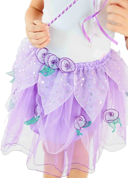 Fairy Girls Bloom Skirt Dress Up - Lavender