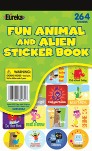 Funny Animals & Aliens Stickerbook