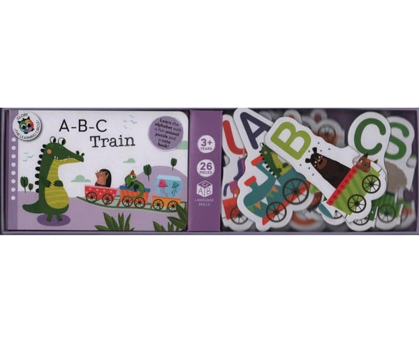 A-B-C Train: Board Book & Puzzle