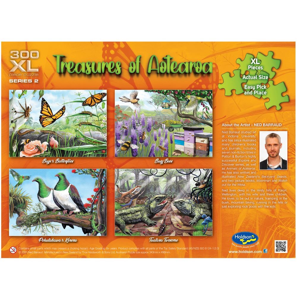 Pohutukawa & Kereru 300pc Puzzle