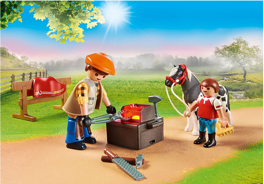 Playmobil Country: FARRIER AND FARM SHOP BUNDLE DEAL