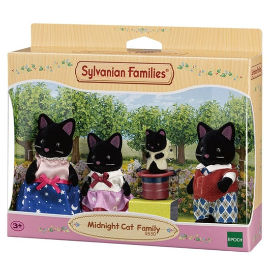 Sylvanian Families Midnight Cat Family