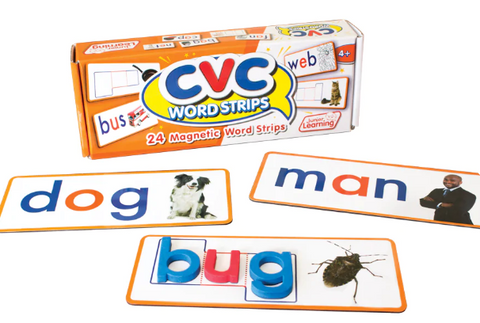 Magnetic CVC Word Strips