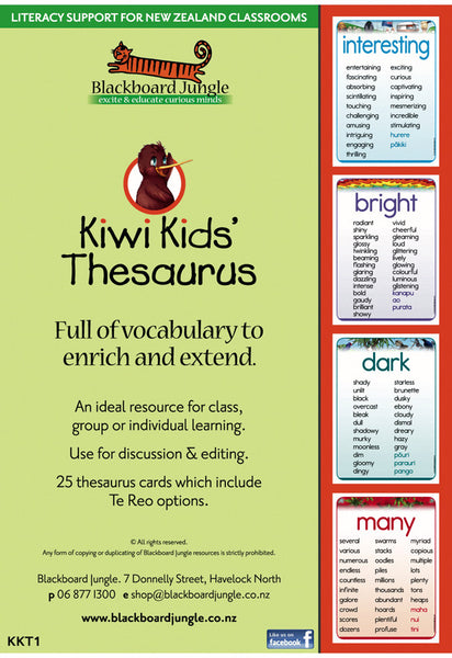 Kiwi Kids' Thesaurus (laminated)