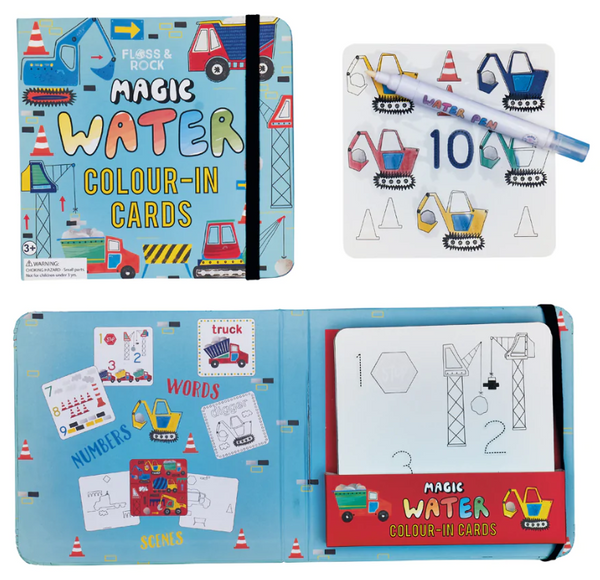 Magic Colour Changing Water Cards - Construction
