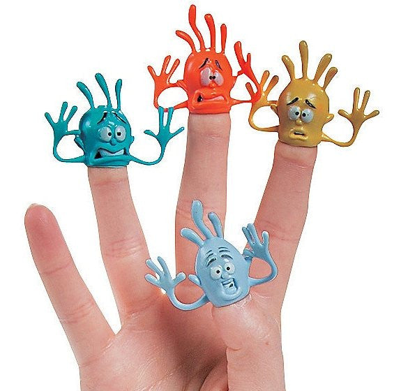 12 Alien Finger Puppets