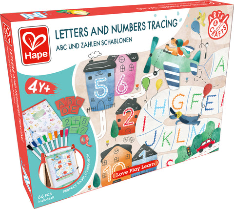 Hape Letters and Numbers Tracing Set