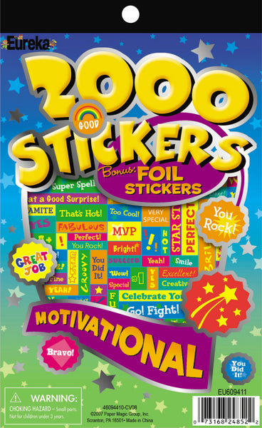 2000 Motivational Stickers