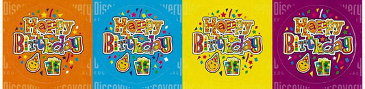 Happy Birthday Celebration Stickers