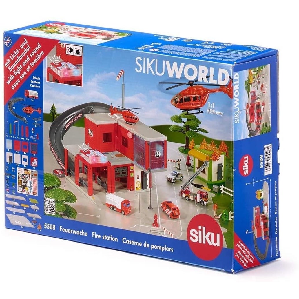 Siku World Fire Station with Lights & Sounds