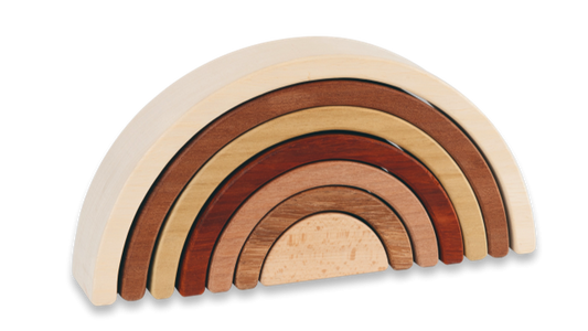 Wooden Rainbow Stacker