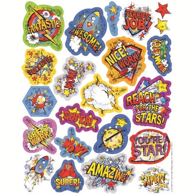 Super Class Sparkle Stickers