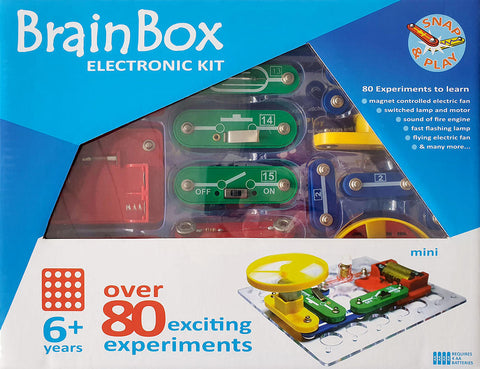 BrainBox Mini Electronic Kit - Over 80 Experiments