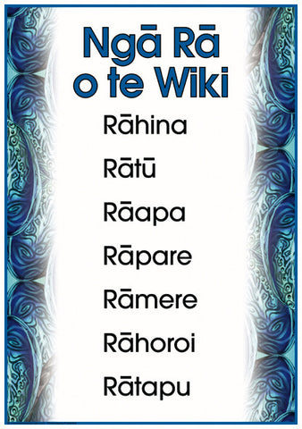 Māori Days of the Week
