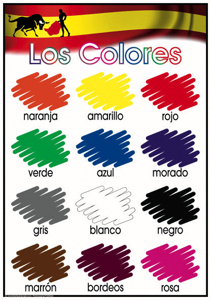 Spanish: Colours