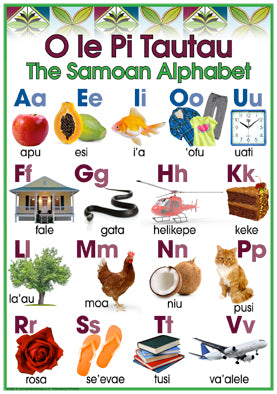 Samoan Alphabet