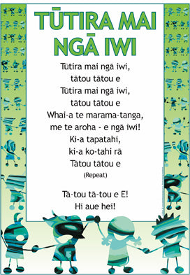 Tutira Mai Nga Iwi - (paua design)
