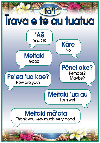 Cook Islands Maori Phrases 1