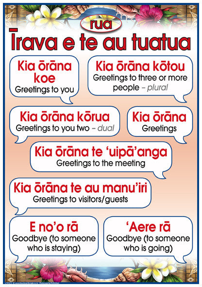 Cook Islands Maori Phrases 2