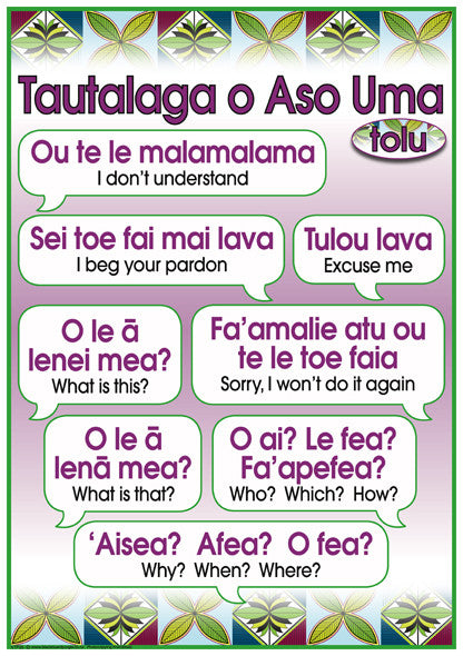 Samoan Phrases 3