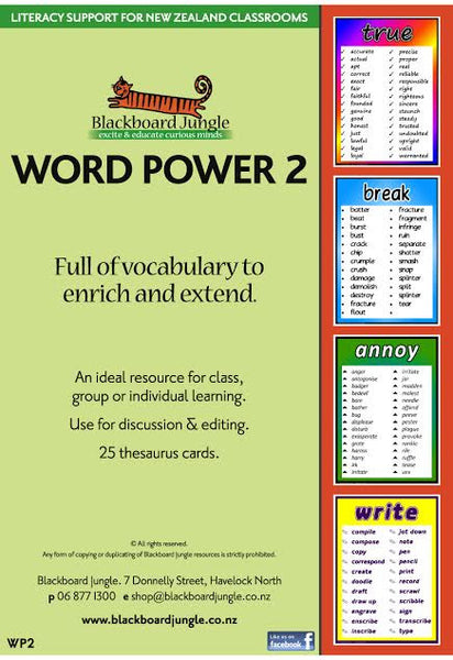 Word Power 2 Laminated