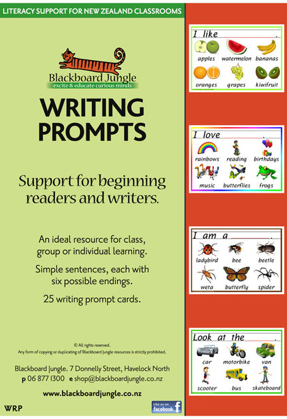 Writing Prompts - Laminated